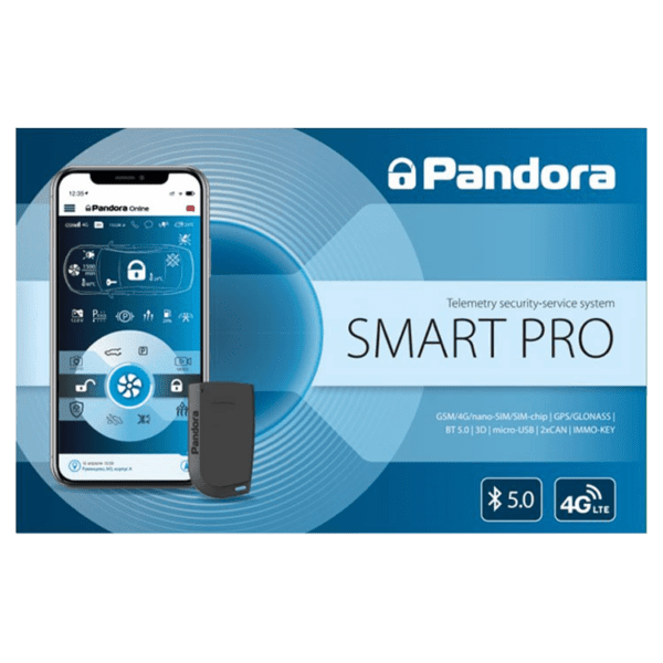 Pandora SMART, Alarma para coche con arranque remoto y módem GSM