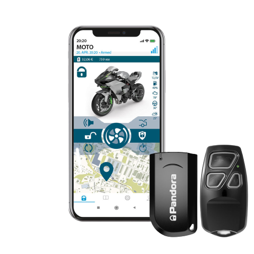 Pandora MOTO EVO - Alarma de motocicleta GSM con aplicación móvil en línea  · Alarmas Pandora